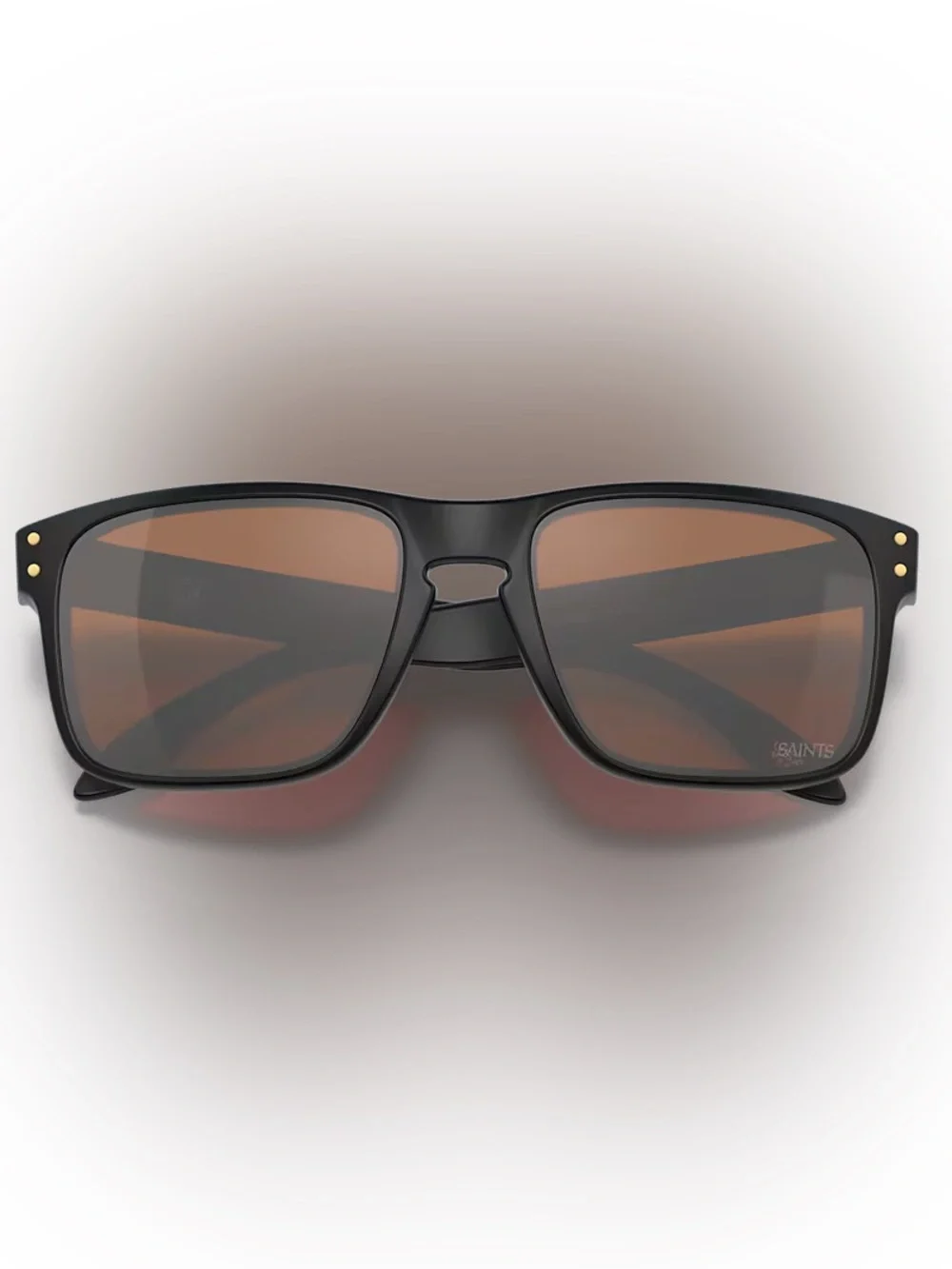 Oakley Matte NFL Saints Sunglasses with Brown Prizm Tungsten Lenses